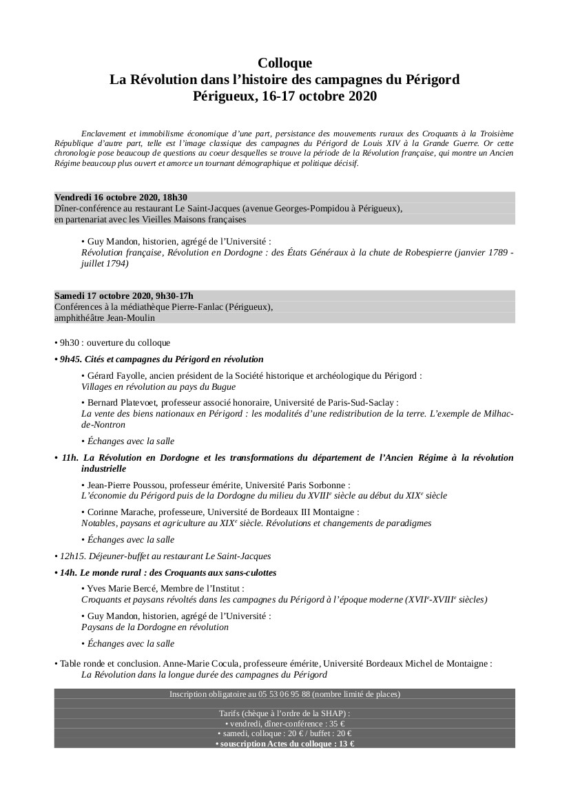 2020 programme revo 